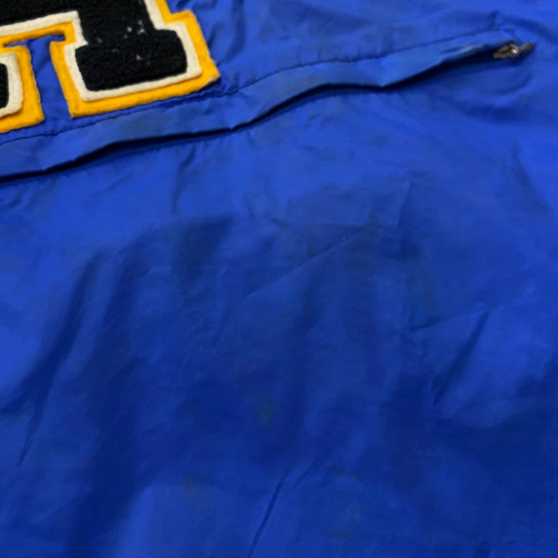 【現状渡し品】【メンズ】 NIKE ナイキ 70's VINTAGE HALF ZIP DH LOGO NYLON JACKET 70年代 ヴィンテージ ハーフ ジップ DH ロゴ ナイロン ジャケット ライトアウター 148-260624-sa-04-tei サイズ：L カラー：ブルー 万代Net店