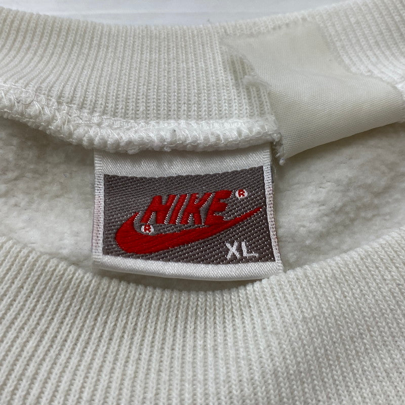 【現状渡し品】【メンズ】 NIKE ナイキ 90's AIR JORDAN SWEAT 90年代 エア ジョーダン スウェット 長袖 トップス トレーナー 148-260624-sa-12-tei サイズ：XL カラー：ホワイト 万代Net店