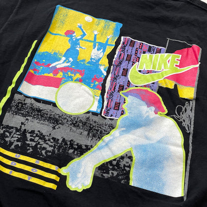 【中古品】【メンズ】 NIKE ナイキ 90's VOLLEYBALL S/S TEE 90年代 バレーボール ショートスリーブ Tシャツ 半袖 トップス 148-260801-sa-06-tei サイズ：M カラー：ブラック 万代Net店