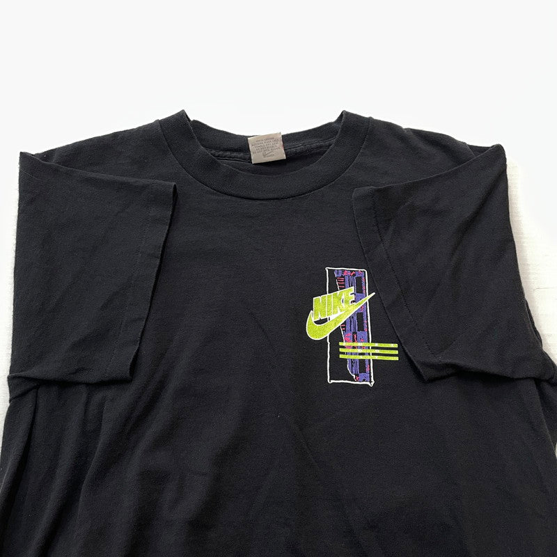 【中古品】【メンズ】 NIKE ナイキ 90's VOLLEYBALL S/S TEE 90年代 バレーボール ショートスリーブ Tシャツ 半袖 トップス 148-260801-sa-06-tei サイズ：M カラー：ブラック 万代Net店
