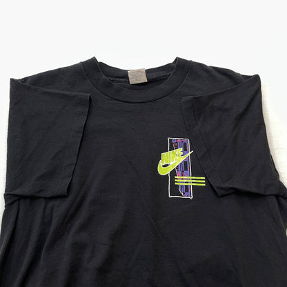 【中古品】【メンズ】 NIKE ナイキ 90's VOLLEYBALL S/S TEE 90年代 バレーボール ショートスリーブ Tシャツ 半袖 トップス 148-260801-sa-06-tei サイズ：M カラー：ブラック 万代Net店