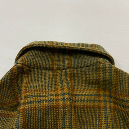 【中古品】【メンズ】 WOOLRICH ウールリッチ 70's VINTAGE CHECK SHIRT JACKET 70年代 ヴィンテージ チェック シャツ ジャケット アウター 144-260623-sa-01-tei サイズ：42 カラー：イエロー 万代Net店