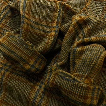 【中古品】【メンズ】 WOOLRICH ウールリッチ 70's VINTAGE CHECK SHIRT JACKET 70年代 ヴィンテージ チェック シャツ ジャケット アウター 144-260623-sa-01-tei サイズ：42 カラー：イエロー 万代Net店