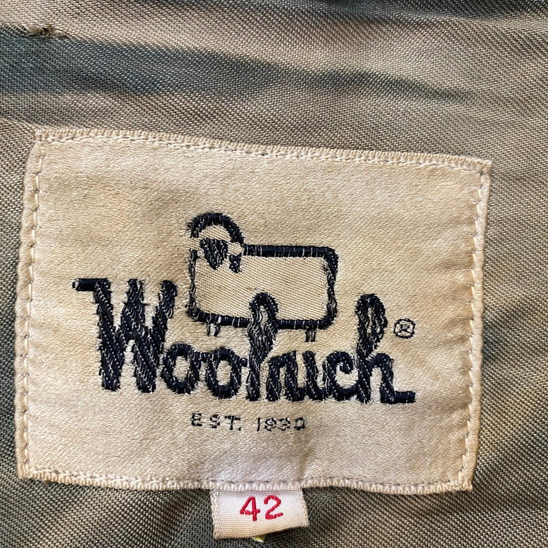 【中古品】【メンズ】 WOOLRICH ウールリッチ 70's VINTAGE CHECK SHIRT JACKET 70年代 ヴィンテージ チェック シャツ ジャケット アウター 144-260623-sa-01-tei サイズ：42 カラー：イエロー 万代Net店