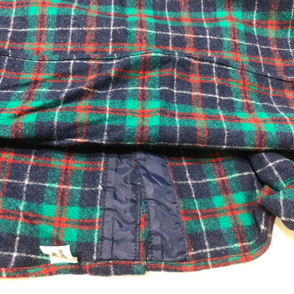 【中古品】【メンズ】 PENDLETON ペンドルトン 50's VINTAGE WOOL CHECK SHIRT 50年代 ビンテージ ウール チェック シャツ 長袖 トップス 145-260622-sa-11-tei サイズ：L カラー：ブルー 万代Net店