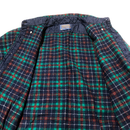 【中古品】【メンズ】 PENDLETON ペンドルトン 50's VINTAGE WOOL CHECK SHIRT 50年代 ビンテージ ウール チェック シャツ 長袖 トップス 145-260622-sa-11-tei サイズ：L カラー：ブルー 万代Net店