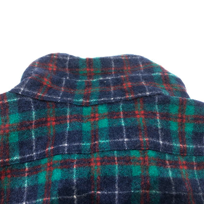 【中古品】【メンズ】 PENDLETON ペンドルトン 50's VINTAGE WOOL CHECK SHIRT 50年代 ビンテージ ウール チェック シャツ 長袖 トップス 145-260622-sa-11-tei サイズ：L カラー：ブルー 万代Net店