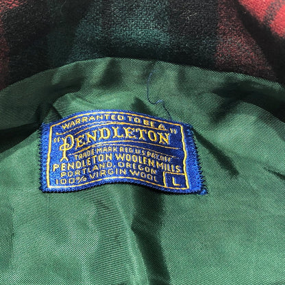 【中古品】【メンズ】 PENDLETON ペンドルトン 50's VINTAGE CHECK TAILORED JACKET 50年代 ビンテージ チェック テーラー ジャケット アウター 145-260622-sa-12-tei サイズ：L カラー：レッド 万代Net店