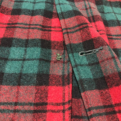 【中古品】【メンズ】 PENDLETON ペンドルトン 50's VINTAGE CHECK TAILORED JACKET 50年代 ビンテージ チェック テーラー ジャケット アウター 145-260622-sa-12-tei サイズ：L カラー：レッド 万代Net店