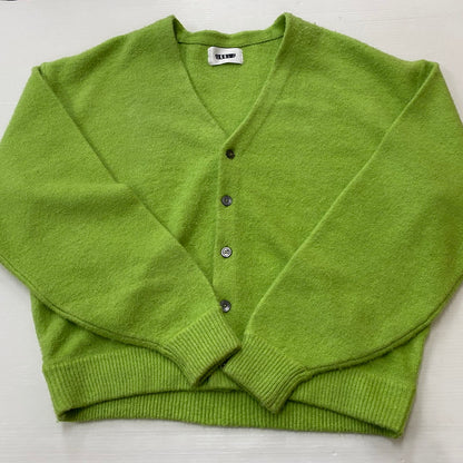 【中古品】【メンズ】 GEEKS ギークス SHORT CARDIGAN ショート カーディガン 長袖 アウター 140-260623-sa-02-tei サイズ：L カラー：グリーン 万代Net店