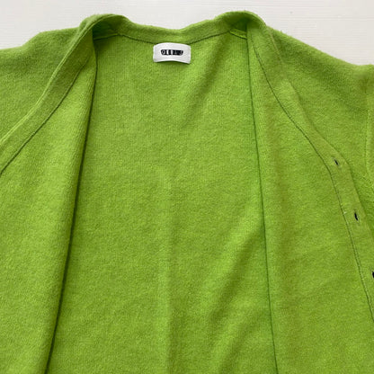 【中古品】【メンズ】 GEEKS ギークス SHORT CARDIGAN ショート カーディガン 長袖 アウター 140-260623-sa-02-tei サイズ：L カラー：グリーン 万代Net店