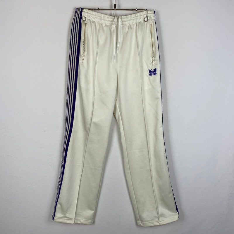 【中古品】【メンズ】 NEEDLES ニードルズ 23SS POLY SMOOTH TRACK PANT MR286 23年春夏 ポリ スムース トラック パンツ ボトムス 151-260624-sa-20-tei サイズ：M カラー：ホワイト 万代Net店