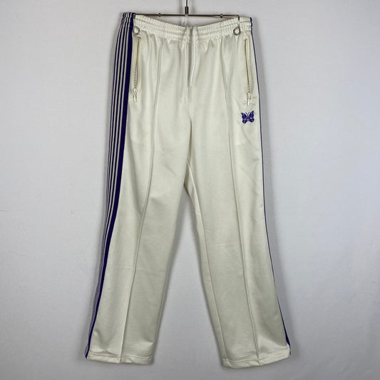 【中古品】【メンズ】 NEEDLES ニードルズ 23SS POLY SMOOTH TRACK PANT MR286 23年春夏 ポリ スムース トラック パンツ ボトムス 151-260624-sa-20-tei サイズ：M カラー：ホワイト 万代Net店