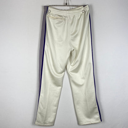 【中古品】【メンズ】 NEEDLES ニードルズ 23SS POLY SMOOTH TRACK PANT MR286 23年春夏 ポリ スムース トラック パンツ ボトムス 151-260624-sa-20-tei サイズ：M カラー：ホワイト 万代Net店