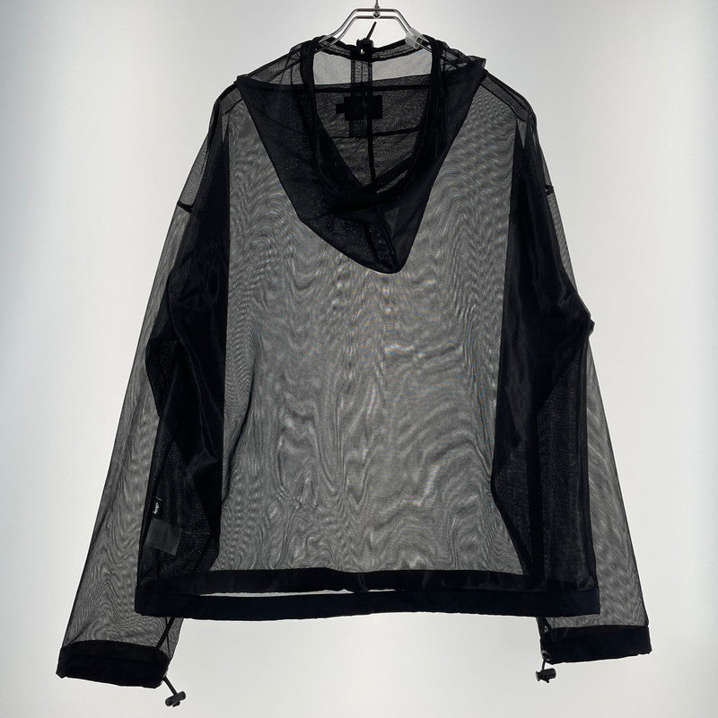 【中古品】【メンズ】 STUSSY ステューシー MESH HOODIE MADE IN JAPAN メッシュフーディー アウター プルオーバーパーカー 日本製 142-260625-ss-04-tei サイズ：S カラー：ブラック 万代Net店