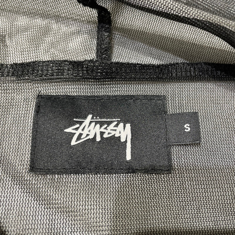 【中古品】【メンズ】 STUSSY ステューシー MESH HOODIE MADE IN JAPAN メッシュフーディー アウター プルオーバーパーカー 日本製 142-260625-ss-04-tei サイズ：S カラー：ブラック 万代Net店