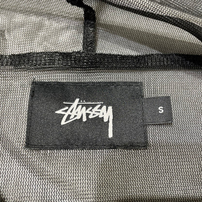 【中古品】【メンズ】 STUSSY ステューシー MESH HOODIE MADE IN JAPAN メッシュフーディー アウター プルオーバーパーカー 日本製 142-260625-ss-04-tei サイズ：S カラー：ブラック 万代Net店
