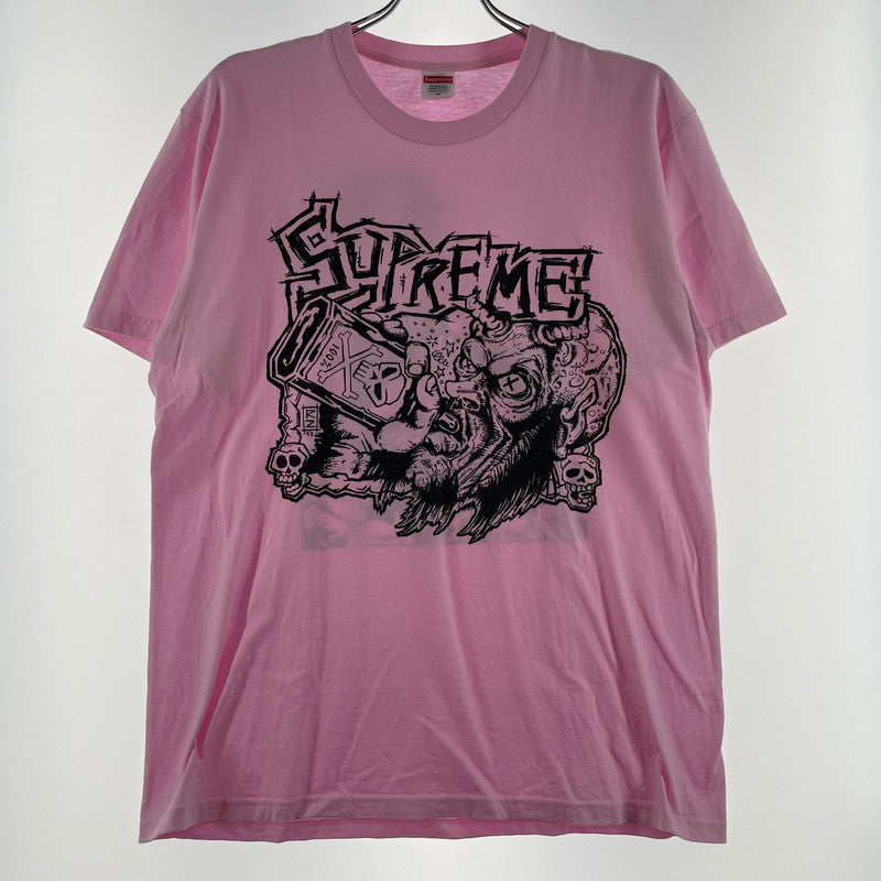 【中古品】【メンズ】 Supreme シュプリーム 25FW FUCKIN BLOWOUT S/S TEE ファッキンブローアウト ショートスリーブTシャツ 半袖トップス 149-260625-ss-01-tei サイズ：M カラー：ライトピンク 万代Net店