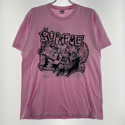 【中古品】【メンズ】 Supreme シュプリーム 25FW FUCKIN BLOWOUT S/S TEE ファッキンブローアウト ショートスリーブTシャツ 半袖トップス 149-260625-ss-01-tei サイズ：M カラー：ライトピンク 万代Net店