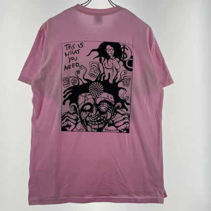 【中古品】【メンズ】 Supreme シュプリーム 25FW FUCKIN BLOWOUT S/S TEE ファッキンブローアウト ショートスリーブTシャツ 半袖トップス 149-260625-ss-01-tei サイズ：M カラー：ライトピンク 万代Net店