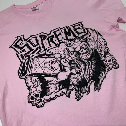 【中古品】【メンズ】 Supreme シュプリーム 25FW FUCKIN BLOWOUT S/S TEE ファッキンブローアウト ショートスリーブTシャツ 半袖トップス 149-260625-ss-01-tei サイズ：M カラー：ライトピンク 万代Net店