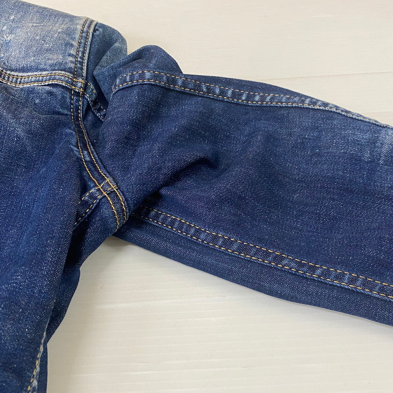 【現状渡し品】【メンズ】 DSQUARED2 ディースクエアード DAN JEAN JACKET S74AM1231 S30789 ダン ジーン ジャケット アウター デニム 141-260624-sa-21-tei サイズ：48 カラー：インディゴ 万代Net店