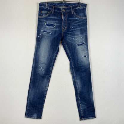 【中古品】【メンズ】 DSQUARED2 ディースクエア COOL GUY JEANS S74LB1044 S30789 クール ガイ ジーンズ ボトムス デニム 152-260624-sa-17-tei サイズ：48 カラー：インディゴ 万代Net店