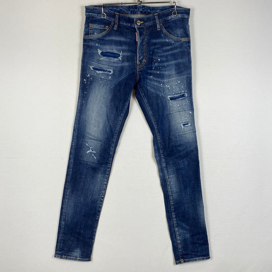 【中古品】【メンズ】 DSQUARED2 ディースクエア COOL GUY JEANS S74LB1044 S30789 クール ガイ ジーンズ ボトムス デニム 152-260624-sa-17-tei サイズ：48 カラー：インディゴ 万代Net店