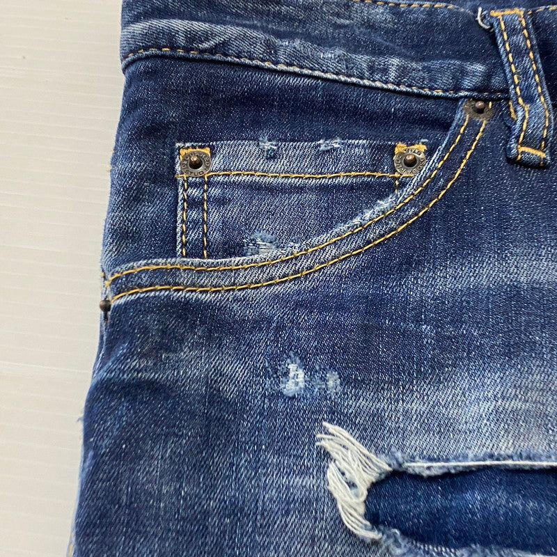 【中古品】【メンズ】 DSQUARED2 ディースクエア COOL GUY JEANS S74LB1044 S30789 クール ガイ ジーンズ ボトムス デニム 152-260624-sa-17-tei サイズ：48 カラー：インディゴ 万代Net店