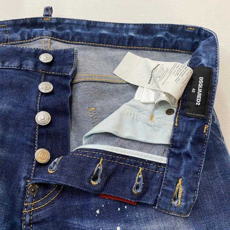 【中古品】【メンズ】 DSQUARED2 ディースクエア COOL GUY JEANS S74LB1044 S30789 クール ガイ ジーンズ ボトムス デニム 152-260624-sa-17-tei サイズ：48 カラー：インディゴ 万代Net店