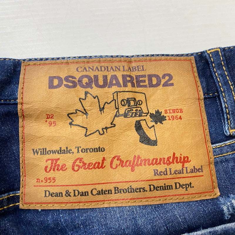 【中古品】【メンズ】 DSQUARED2 ディースクエア COOL GUY JEANS S74LB1044 S30789 クール ガイ ジーンズ ボトムス デニム 152-260624-sa-17-tei サイズ：48 カラー：インディゴ 万代Net店