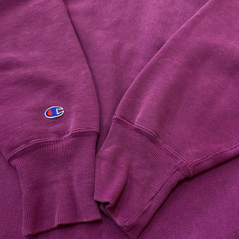 【中古品】【メンズ】 CHAMPION チャンピオン REVERSE WEAVE 90's SWEAT リバース ウェーブ 90年代 スウェット 長袖 トップス トレーナー 145-260624-sa-09-tei サイズ：XL カラー：パープル 万代Net店