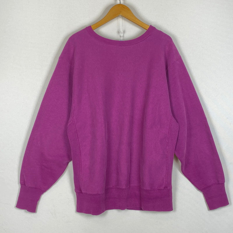 【中古品】【メンズ】 CHAMPION チャンピオン REVERSE WEAVE 90's SWEAT リバース ウェーブ 90年代 スウェット 長袖 トップス トレーナー 145-260624-sa-09-tei サイズ：XL カラー：パープル 万代Net店