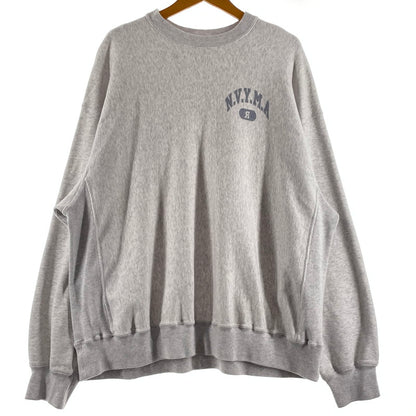 【中古品】【メンズ】 BLURHMS ROOTSTOCK ブラーム スルーツストック BSHOP SWEAT ROOTS21F18BS ビショップ 別注 スウェット 長袖 トップス トレーナー 140-260807-sa-04-tei サイズ：4 カラー：グレー 万代Net店