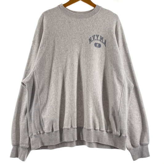 【中古品】【メンズ】 BLURHMS ROOTSTOCK ブラーム スルーツストック BSHOP SWEAT ROOTS21F18BS ビショップ 別注 スウェット 長袖 トップス トレーナー 140-260807-sa-04-tei サイズ：4 カラー：グレー 万代Net店