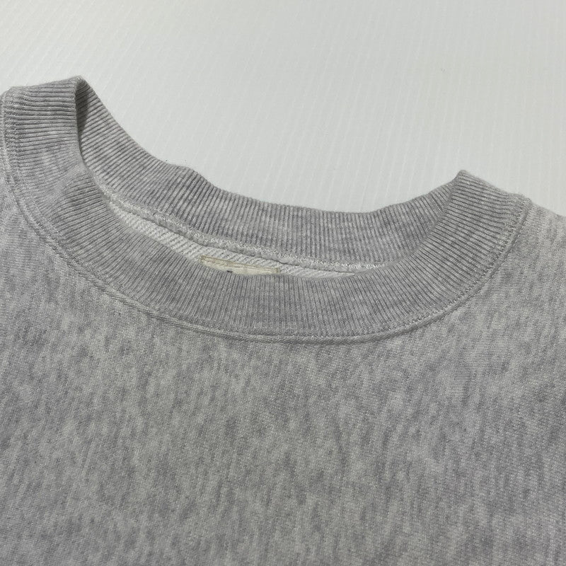 【中古品】【メンズ】 BLURHMS ROOTSTOCK ブラーム スルーツストック BSHOP SWEAT ROOTS21F18BS ビショップ 別注 スウェット 長袖 トップス トレーナー 140-260807-sa-04-tei サイズ：4 カラー：グレー 万代Net店