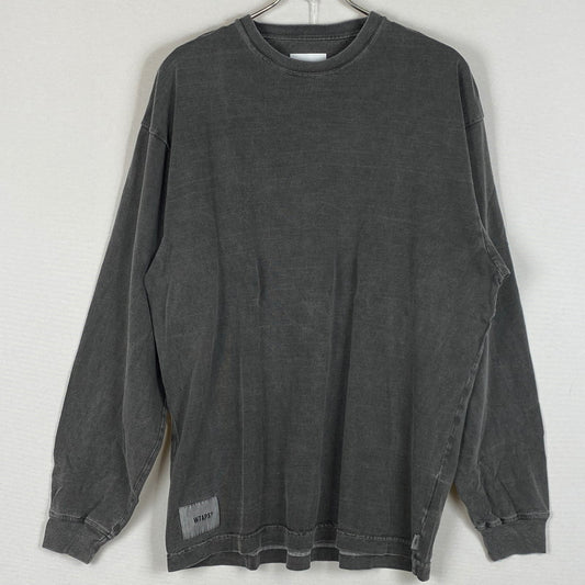 【中古品】【メンズ】 WTAPS ダブルタップス 24AW SPEC L/S COTTON OD 242ATDT-CSM09 24秋冬 スペック ロングスリーブ コットン オリーブドライブ 長袖 トップス 142-260624-sa-11-tei サイズ：02 カラー：グレー 万代Net店