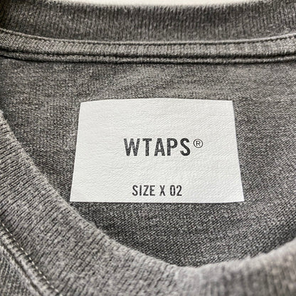 【中古品】【メンズ】 WTAPS ダブルタップス 24AW SPEC L/S COTTON OD 242ATDT-CSM09 24秋冬 スペック ロングスリーブ コットン オリーブドライブ 長袖 トップス 142-260624-sa-11-tei サイズ：02 カラー：グレー 万代Net店