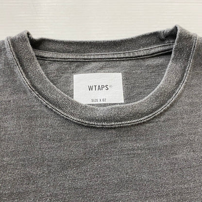 【中古品】【メンズ】 WTAPS ダブルタップス 24AW SPEC L/S COTTON OD 242ATDT-CSM09 24秋冬 スペック ロングスリーブ コットン オリーブドライブ 長袖 トップス 142-260624-sa-11-tei サイズ：02 カラー：グレー 万代Net店