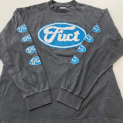 【中古品】【メンズ】 FUCT RAGE AGAINST L/S TEE ファクト レイジ アゲイン ロングスリーブ Ｔシャツ 長袖 トップス 147-260624-sa-13-tei サイズ：XL カラー：ブラック 万代Net店