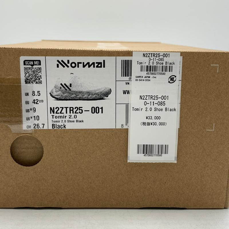 【中古品】【メンズ】 NNormal ノーマル TOMIR 2.0 SHOE BLACK N2ZTR25-001 トミール2.0 スニーカー 靴 シューズ 162-260624-ko-14-tei サイズ：26.7cm カラー：ブラック 万代Net店