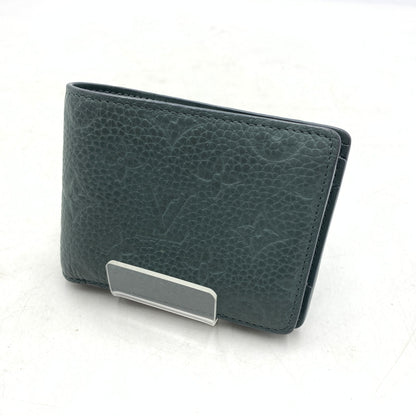 【中古品】【メンズ/レディース】 LOUIS VUITTON ルイヴィトン M14252 モノグラム・ポルトフォイユ ミュルティプル 財布 二つ折りウォレット 札入れ 179-260624-ko-17-tei カラー：ブルー系 万代Net店