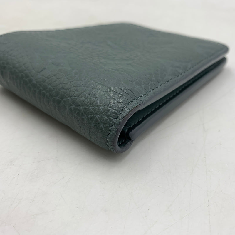 【中古品】【メンズ/レディース】 LOUIS VUITTON ルイヴィトン M14252 モノグラム・ポルトフォイユ ミュルティプル 財布 二つ折りウォレット 札入れ 179-260624-ko-17-tei カラー：ブルー系 万代Net店