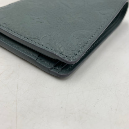【中古品】【メンズ/レディース】 LOUIS VUITTON ルイヴィトン M14252 モノグラム・ポルトフォイユ ミュルティプル 財布 二つ折りウォレット 札入れ 179-260624-ko-17-tei カラー：ブルー系 万代Net店