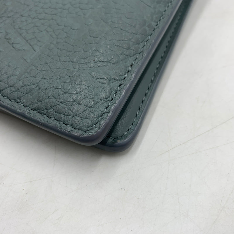 【中古品】【メンズ/レディース】 LOUIS VUITTON ルイヴィトン M14252 モノグラム・ポルトフォイユ ミュルティプル 財布 二つ折りウォレット 札入れ 179-260624-ko-17-tei カラー：ブルー系 万代Net店
