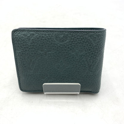 【中古品】【メンズ/レディース】 LOUIS VUITTON ルイヴィトン M14252 モノグラム・ポルトフォイユ ミュルティプル 財布 二つ折りウォレット 札入れ 179-260624-ko-17-tei カラー：ブルー系 万代Net店