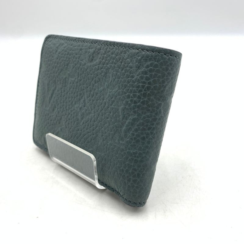 【中古品】【メンズ/レディース】 LOUIS VUITTON ルイヴィトン M14252 モノグラム・ポルトフォイユ ミュルティプル 財布 二つ折りウォレット 札入れ 179-260624-ko-17-tei カラー：ブルー系 万代Net店