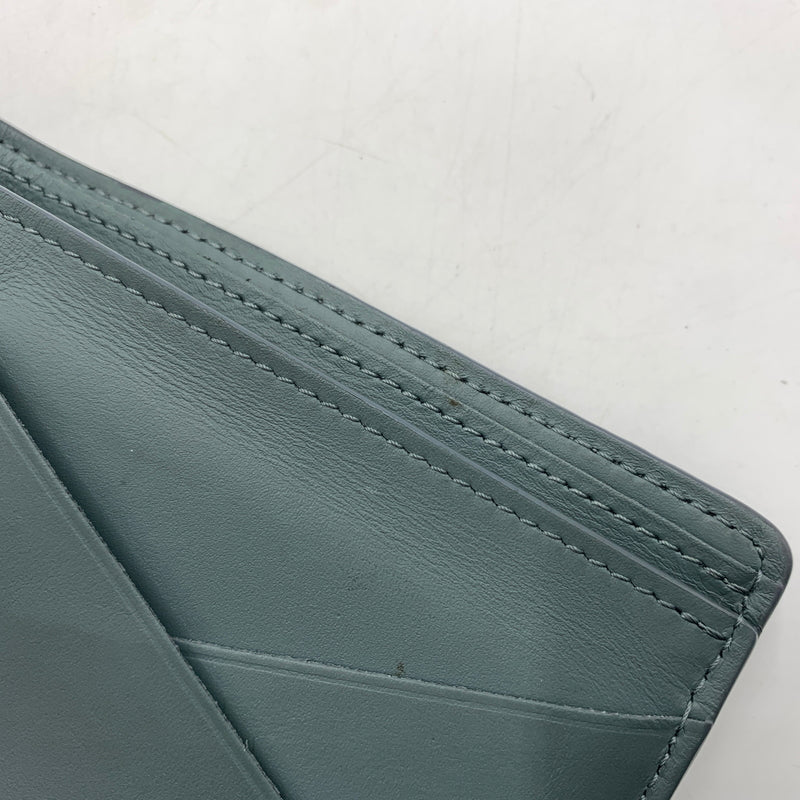 【中古品】【メンズ/レディース】 LOUIS VUITTON ルイヴィトン M14252 モノグラム・ポルトフォイユ ミュルティプル 財布 二つ折りウォレット 札入れ 179-260624-ko-17-tei カラー：ブルー系 万代Net店