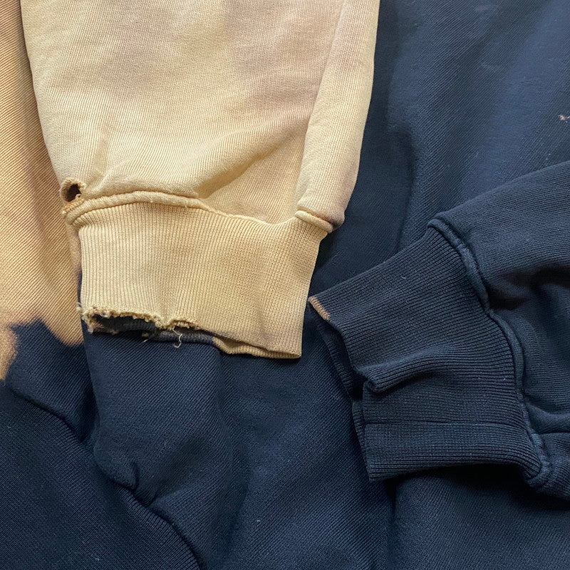【中古品】【メンズ】 BALENCIAGA バレンシアガ 17AW OVERSIZE BLEACH HOMME SWEATER 17秋冬 オーバーサイズ ブリーチ オム セーター 長袖 トップス 141-260624-sa-15-tei サイズ：M カラー：ブラックブラウン 万代Net店