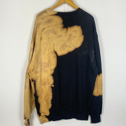 【中古品】【メンズ】 BALENCIAGA バレンシアガ 17AW OVERSIZE BLEACH HOMME SWEATER 17秋冬 オーバーサイズ ブリーチ オム セーター 長袖 トップス 141-260624-sa-15-tei サイズ：M カラー：ブラックブラウン 万代Net店